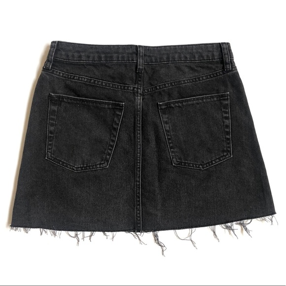 BDG Urban Outfitters frayed hem denim mini skirt Y2K - Picture 4 of 8